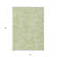 Tapis intérieur lavable à motif cachemire ivoire 8 pi x 10 pi