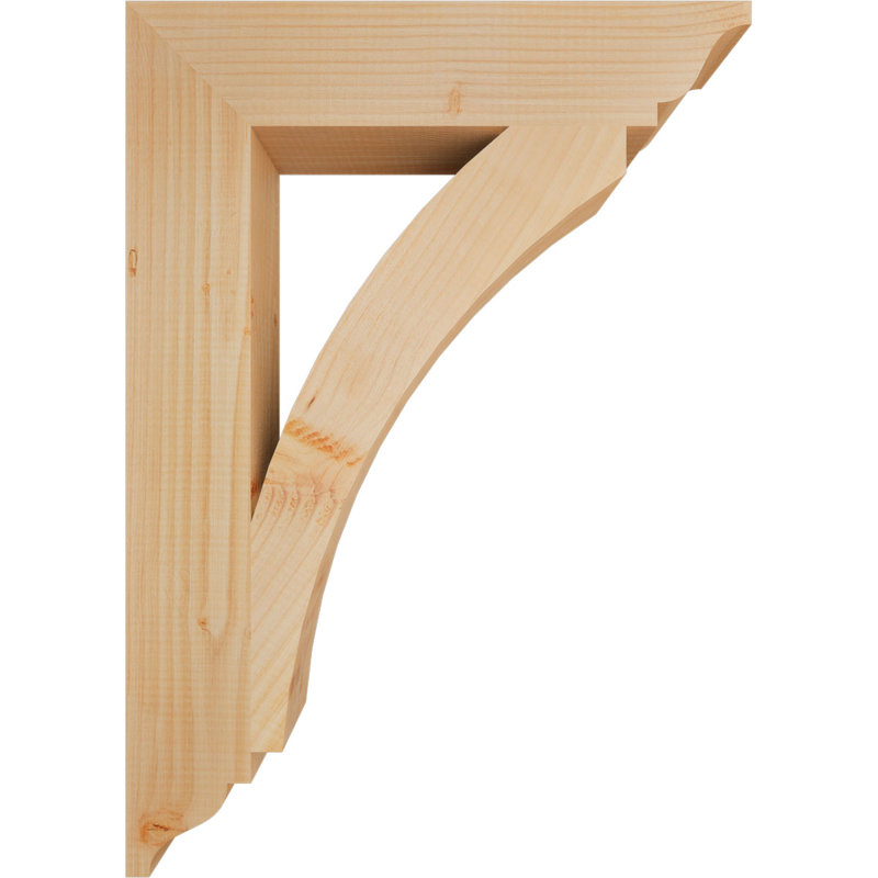 Support traditionnel Thorton, H 28 po x l 3,5 po x P 20 po, Douglas (lisse)