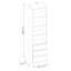 Canizales 200 cm H x 50.1 cm W Standard Bookcase-335884772