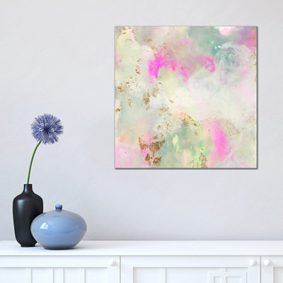 Pastel Swoop I by Jennifer Goldberger - Wrapped Canvas Painting