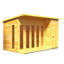 Marcel 12 x 8 Ft Shiplap Summer House-365843866