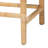 Modern and Contemporary Natural Wood and Rattan Counter Stool