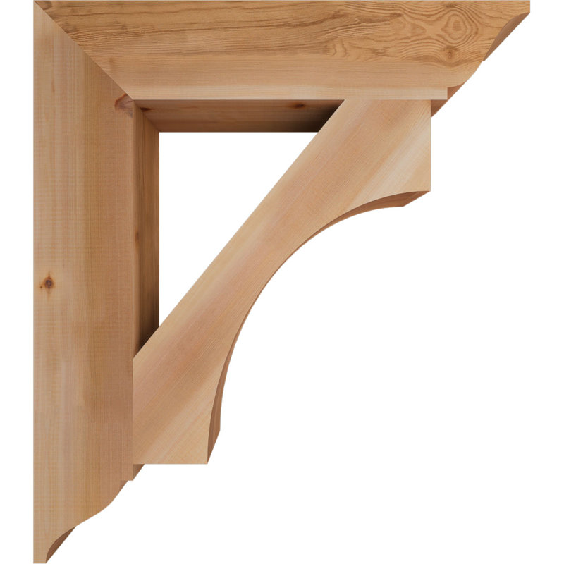 Support traditionnel Westlake, Cèdre rouge de l'Ouest, Lisse, H 34 po x l 5,5 po x P 30 po