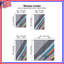 Rideaux de fenêtre à formes géométriques superposés, lignes diagonales transparentes et obscurcissantes - 2 panneaux-314843777-314843784