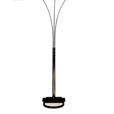 84" 3-Shade Crystal-Inspired Arch Floor Lamp – Luxurious Lighting for Any Room