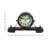 Analogue Metal Quartz Movement / Crystal Tabletop Clock in Black