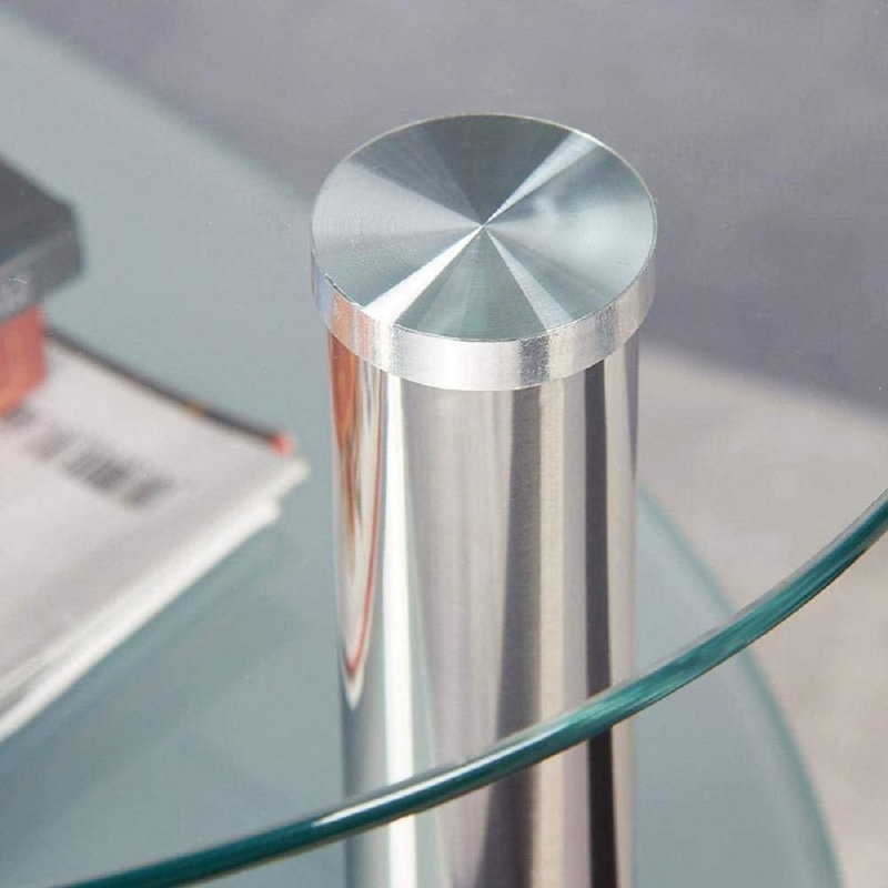 Basti Coffee Table, Clear, Glass