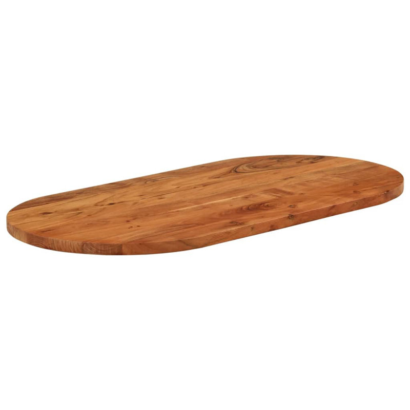 vidaXL Table Top Acacia Solid Acacia wood, 1.50" H x 31.50" W x 15.75" D, Untreated