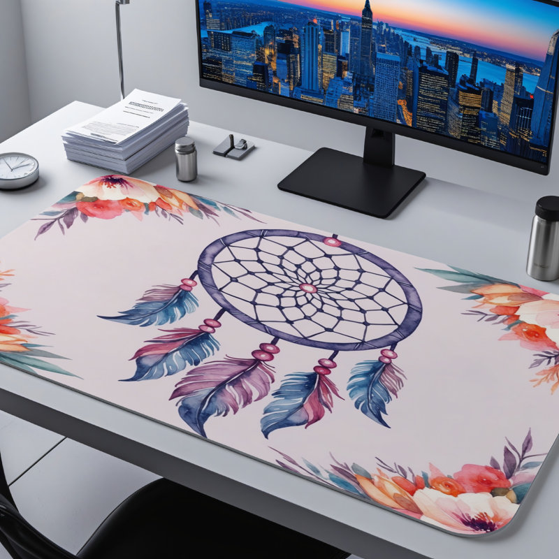 Polyester Desk Pad, 31.5x15.5