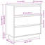 Bedside Cabinet 71 X 34.5 X 75 Cm Engineered Wood-1793487379
