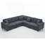 Ensemble de canapé modulaire surdimensionné surdimensionné, canapé en L