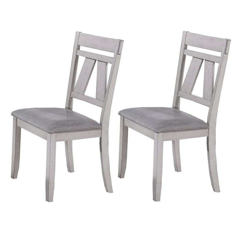 Chaise d'appoint à dossier en lattes Kamonte