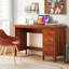 Bureau d'ordinateur à 3 tiroirs avec bureau spacieux