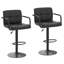 Tabourets de bar carrés en cuir pu, tabourets de comptoir pivotants réglables avec dossier et accoudoirs-901055847-904253409-901055770
