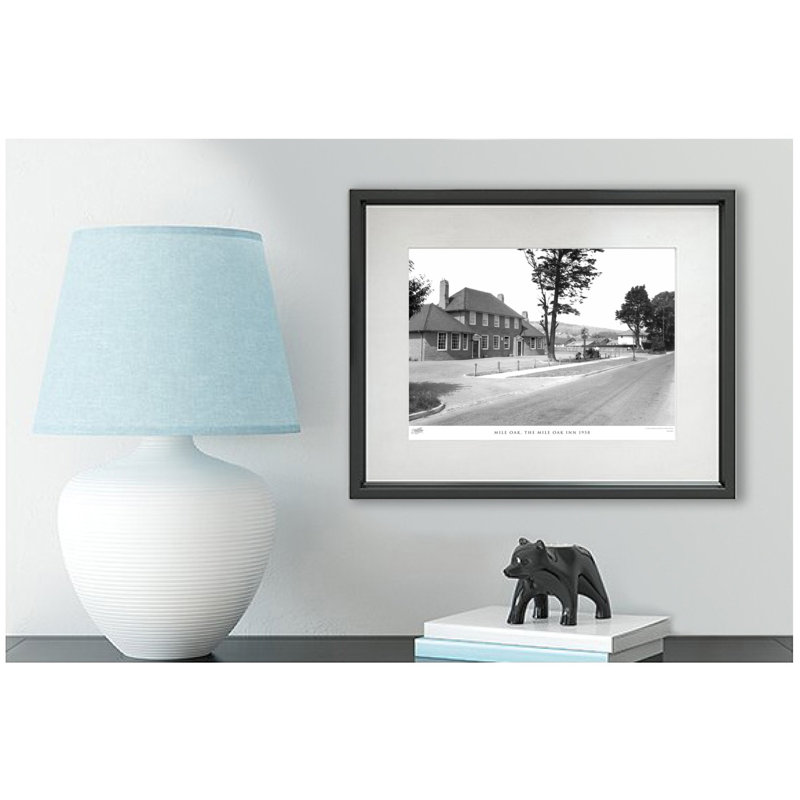 Mile Oak, The Mile Oak Inn 1958 by Francis Frith - Single Picture Frame Print, 60cm H x 80cm W x 2.3cm D