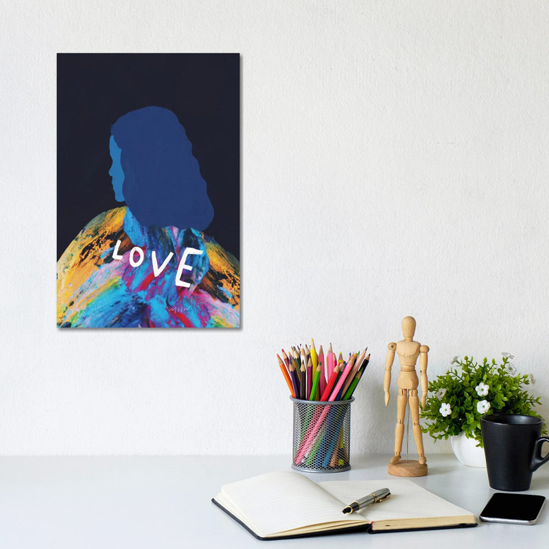 Love by Morgan Harper Nichols - Wrapped Canvas Print, 20.32 cm H x 30.48 cm W