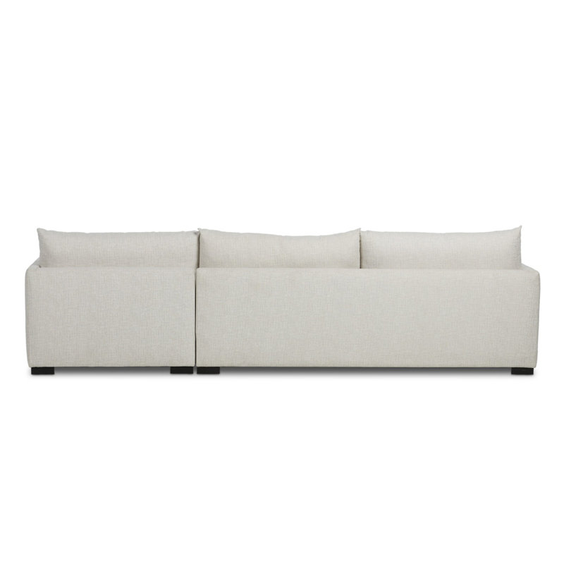 Wickham Chaise Sectional, 35" H x 126.5" W x 61" D, Right Arm Facing W/Storage