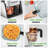 Nutrichef 1500W Electric Air Fryer & Grill With 4L Glass Pot, 7-In-1 Functions, Large Digital Control Panel, Timer, Temperature Display, And Safety Microswitch (White)-116312563