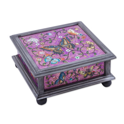 Mattia Handmade Wooden Decorative Box