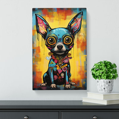 Chihuahua Constructivism Art - Print