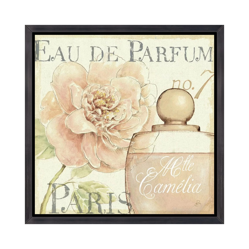 «Fleurs and Parfum II» par Daphne Brissonnet - impression d'art graphique, H 26 po x l 26 po x P 1,5 po