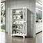 Armoire de rangement en métal de 71 po de hauteur avec 2 portes et 4 tablettes réglables (blanche)-718010465-718010470-718010471