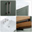 Meuble-lavabo simple 36 po avec plateau en marbre Chambery-94564316-94426584