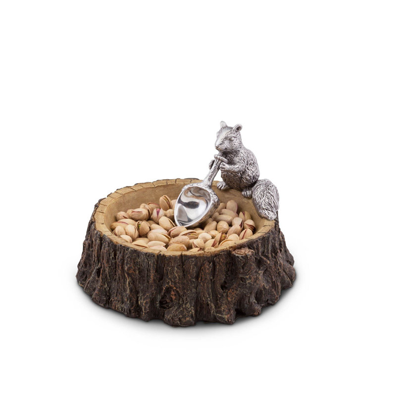 Arthur Court Designs Wood Candy Bowl
