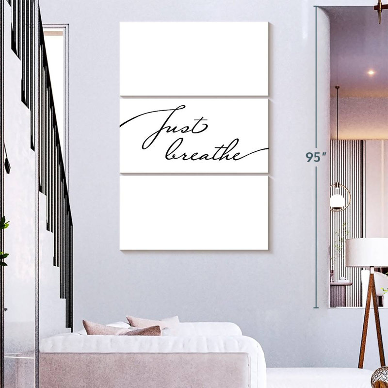 Tergel Minimalist Just Breathe, H 32 po x l 20 po