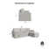 Flex 103'' Upholstered Modular Sofa with Storage Ottoman