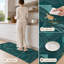 Tapis de cuisine lavables antidérapants bleu sarcelle