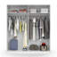 Cassadee 4 Door Manufactured Wood Wardrobe