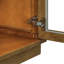 Buffet de rangement à 4 portes avec portes en verre Old Pine Conception arquée gracieuse. Vaste capacité. Tablettes réglables. Structure. Capacité de charge de 200 lb. Capacité de charge de 52 tablettes et stabilité de dessous de 250. Trou de câble