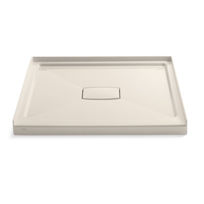 Archer 42" x 42" Single Threshold Shower Base with Drain Cover