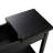 22.75-inch American Style Simple Square Storage Flip Table (black)