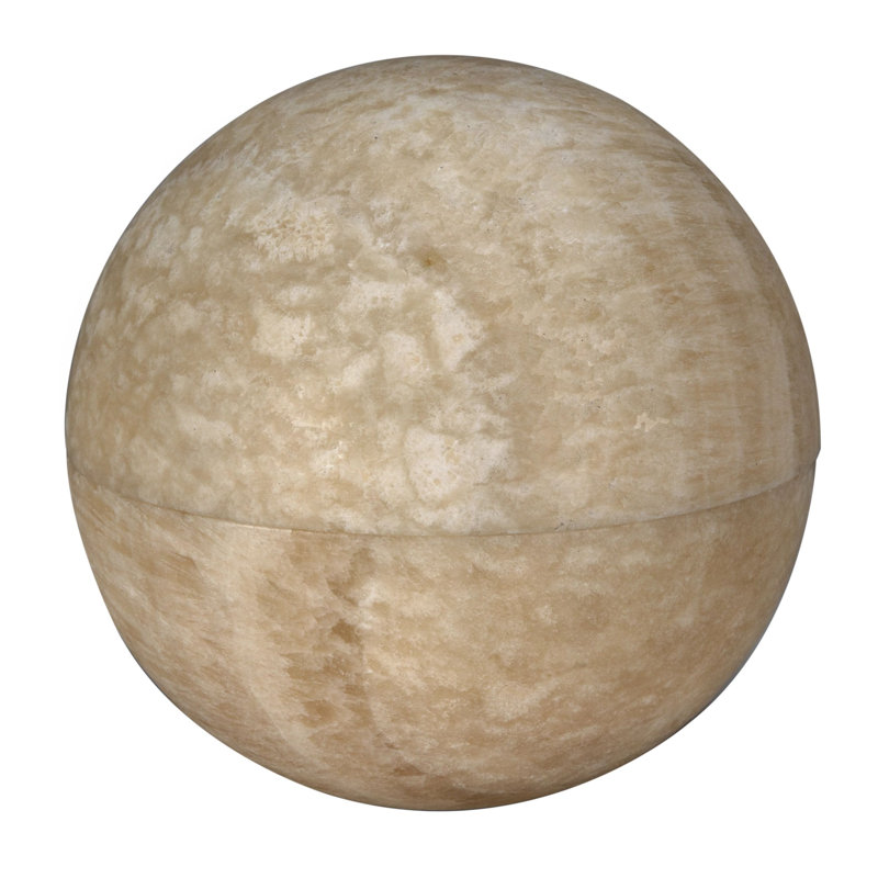 Onyx Table Lamp, 15" H x 15" W x 15" D
