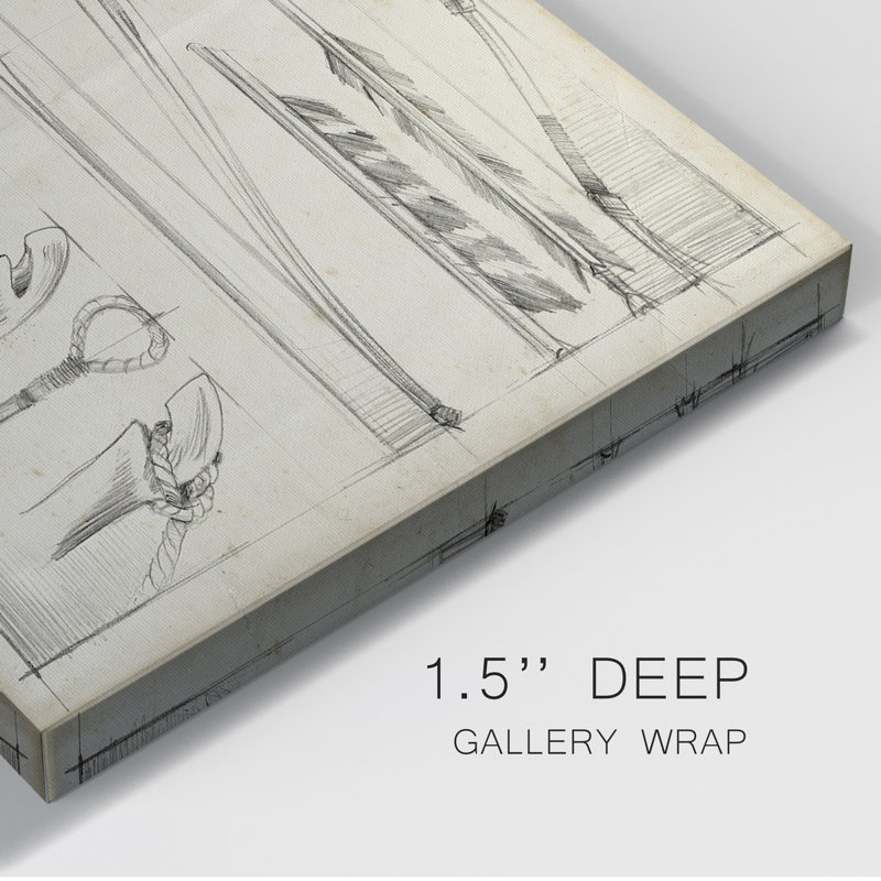 " Arrow Schematic II ", 8" H x 12" W x 1" D