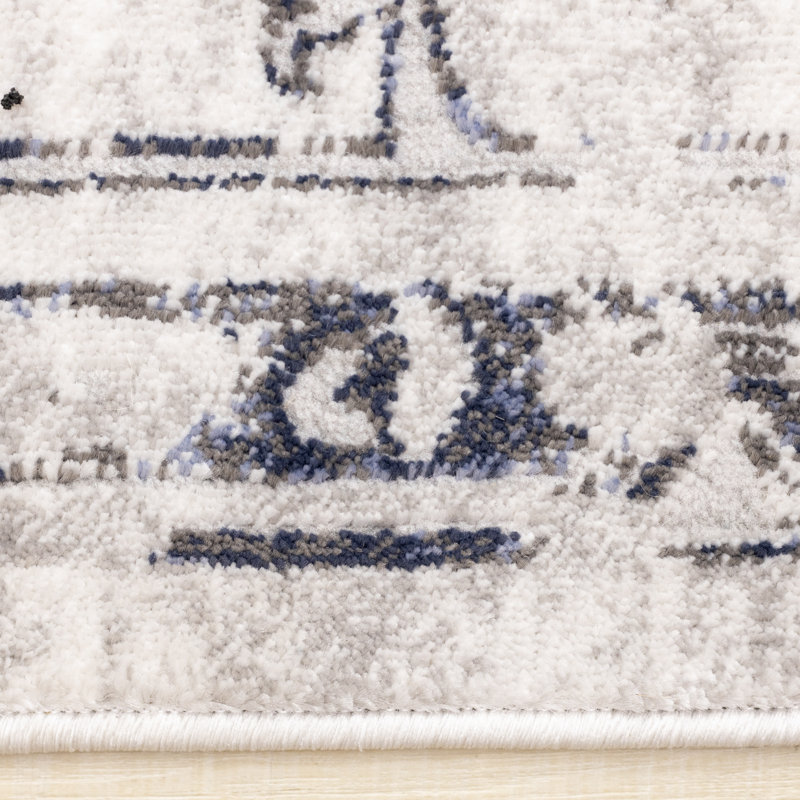 Tapis oriental gris Earles, Rectangle 2 pi 0 po x 3 pi 7 po