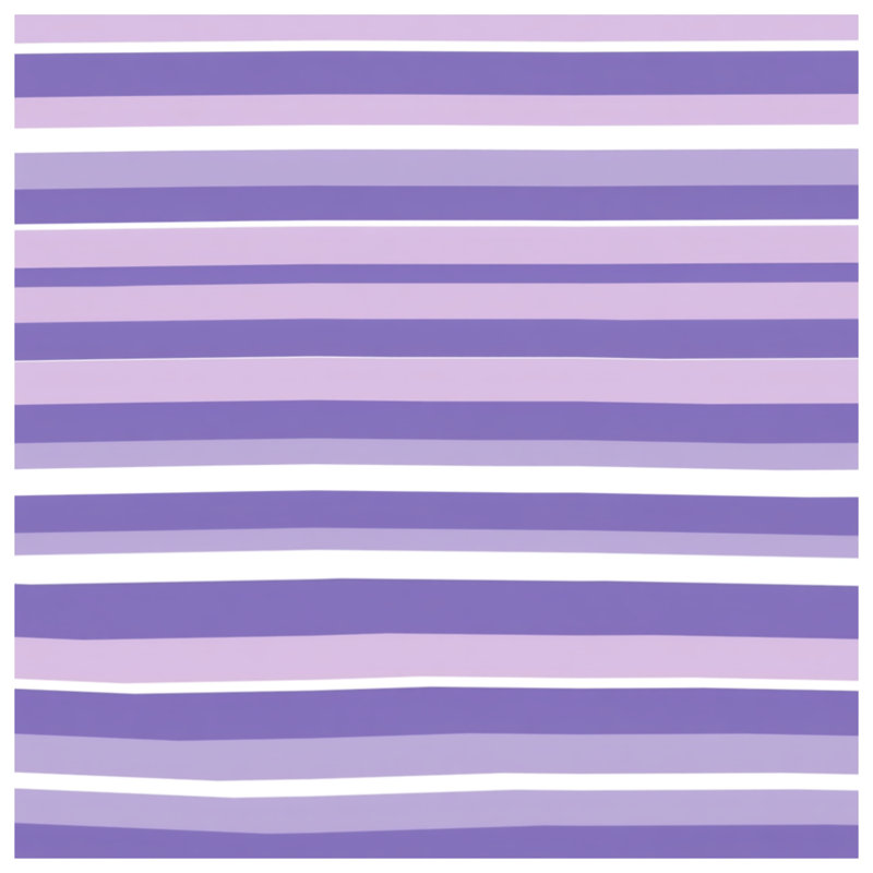 Housse de couette moderne à rayures mauves, Lit simple