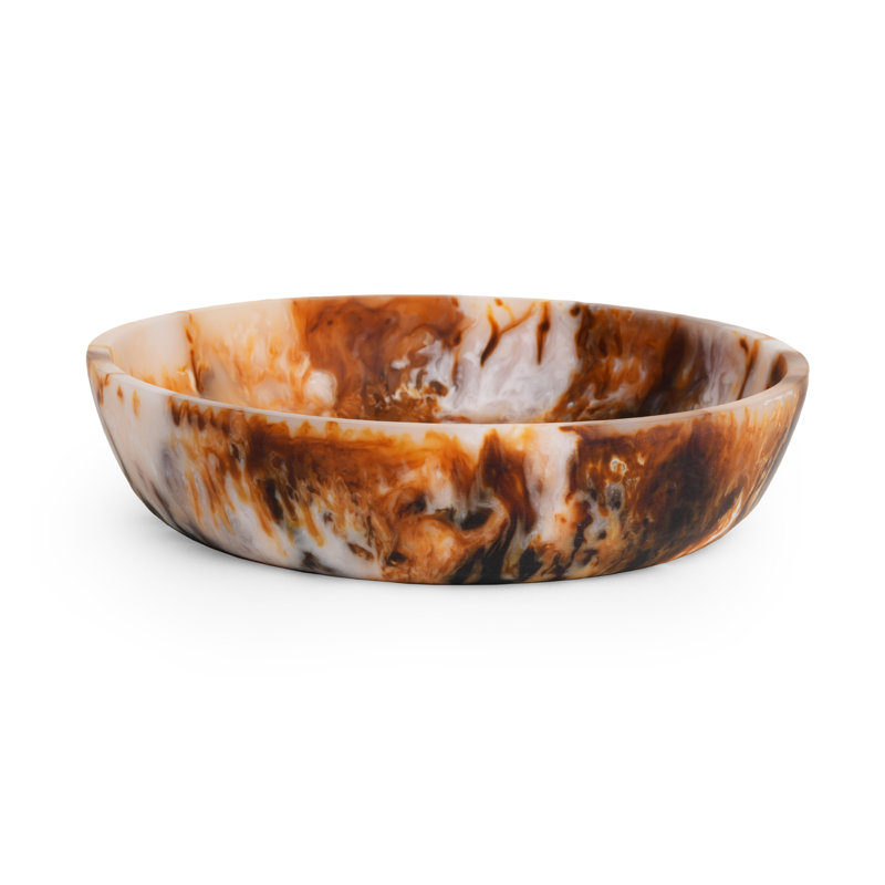 Bol de service en résine Islas, 8.5", Brun
