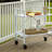 COSCO Indoor/Outdoor Folding Serving Cart with Wheels-1845446630