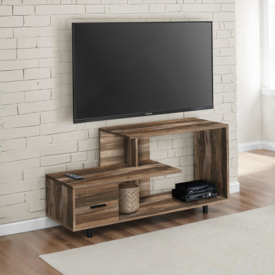 Meuble télé polyvalent avec tiroir de rangement, idéal pour le salon et la chambre à coucher, idéal pour les médias et la décoration intérieure