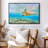Turtle Dive Canvas Print-102860501