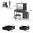 47" Vanity Desk With Lights