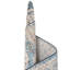 Tapis floral bleu / jaune safran / beige Akira-1372644882