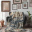Seashore Serenity Escape - couverture en sherpa de qualité supérieure 1 pièce - reproduction d'art luxueuse-97621453