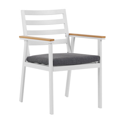 Outdoor Patio Dining Armchair with Cushion