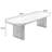 Solid wood rectangular pine dining table-1834792669