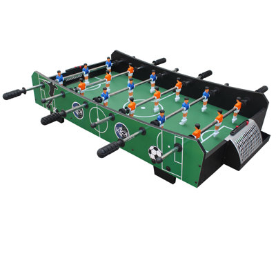 Kick Neo 40" Compact Mini Tabletop Foosball Table (green / Black)