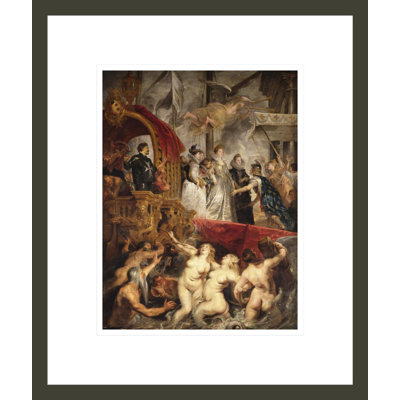 L'arrivée de Marie de Médicis à Marseille, le 3 novembre 1600 par Peter Paul Rubens, impression giclée encadrée
